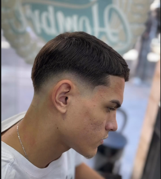 Corte degradê finalizado